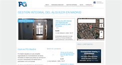 Desktop Screenshot of pgmadrid.com